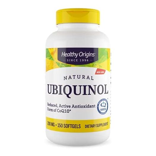 Healthy Origins Ubiquinol Soy Free/Non-GMO Gels, 200 Mg, 150 Count