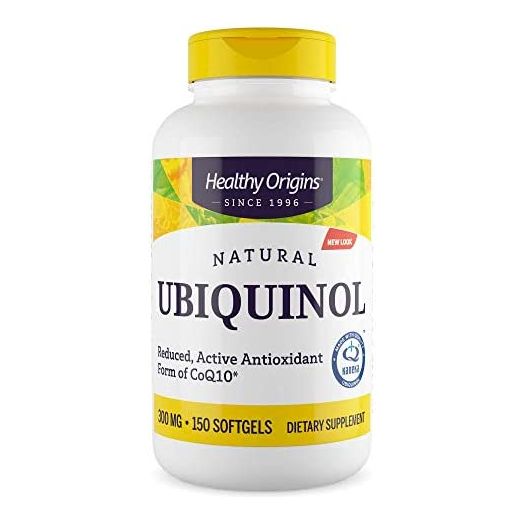 Healthy Origins Ubiquinol Soy Free/Non-GMO Gels, 300 Mg, 150 Count
