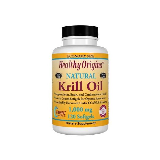Healthy Origins Krill Oil, 1000mg, 60ct