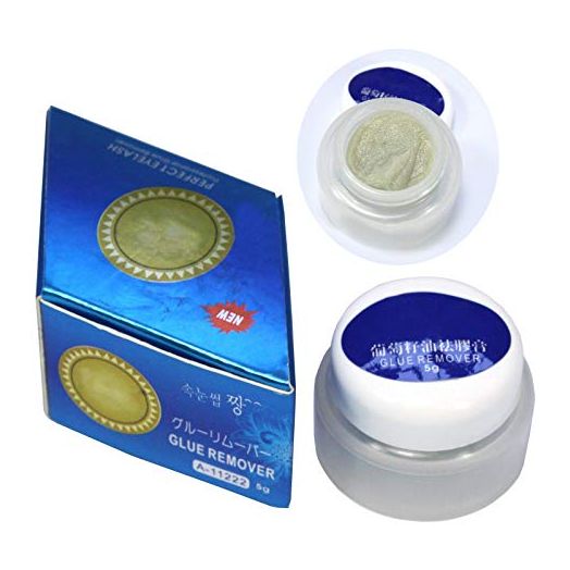 BAISIDAI Professional Grape Seed Oil Glue Remover Lashes Eyelash Extension Cleaner 5g, White, 0.18 Ounce