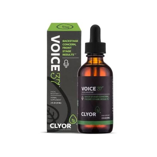 Voice37- All Natural Voice Remedy for Singers - Boosts Your Voice - Soothes and Relieve Hoarseness - Lubricates Vocal Cords - Removes Mucus - Enhances Your Singing and Speaking - 2 oz