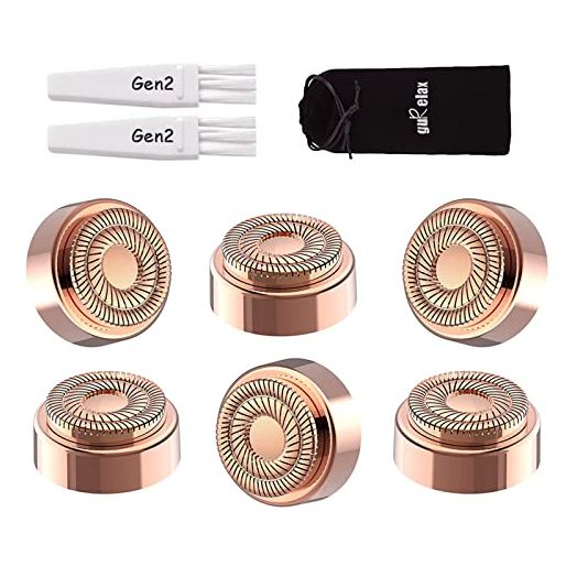 Replacement Heads for Flawless Hair Remover, Replacement Blades for Finishing Touch Facial Hair Removal for Women