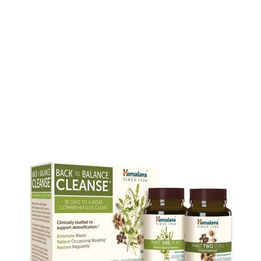 Himalaya Herbal Healthcare Back to Balance Cleanse - 30 + 30 Vegetarian Capsules