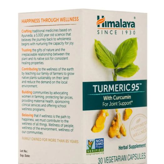 Himalaya Herbal Healthcare Turmeric 95 - 30 Vegetarian Capsules