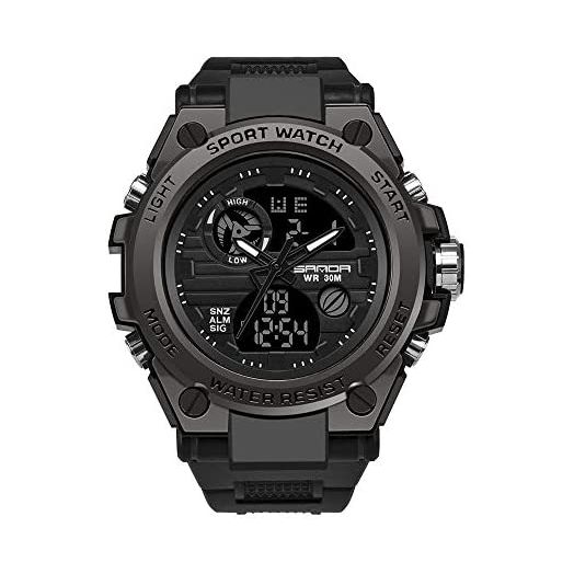 Military Watches for Men Outdoor Sports Digital Watch Tactical Army Wristwatch LED Stopwatch Waterproof Military Watches for Men