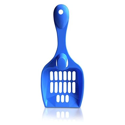 SatisPet Cat Litter Scoop, Standard, Blue