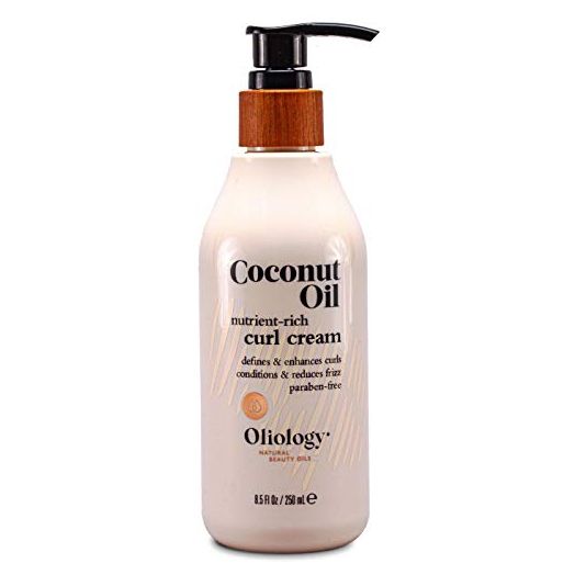 Oliology Coconut Oil Curl Cream, Defines & Enhances Curls & Waves, Made in USA