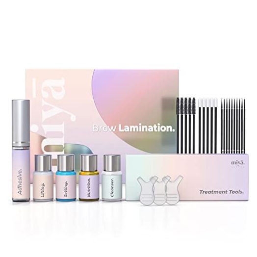 MIYA LASH | Brow Lamination Kit | Professional Eyebrow Lamination with Keratin | DIY Eyebrow Lift Kit | Fuller, Thicker Brows for 6 weeks | Easy to Use | Includes Instruction, Treatment Tools & Brushes