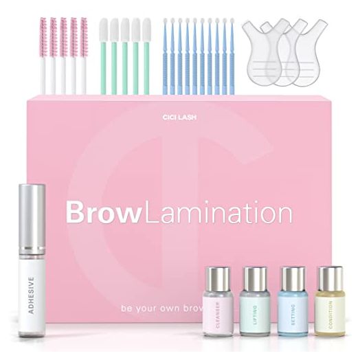 Brow Lamination Kit by CICI | Professional Eyebrow Lamination Kit with Keratin Conditioning | Instant DIY Eye Brow Lift Kit for Fuller, Thicker, Beautiful Brows | Easy to Use & Long Lasting Results