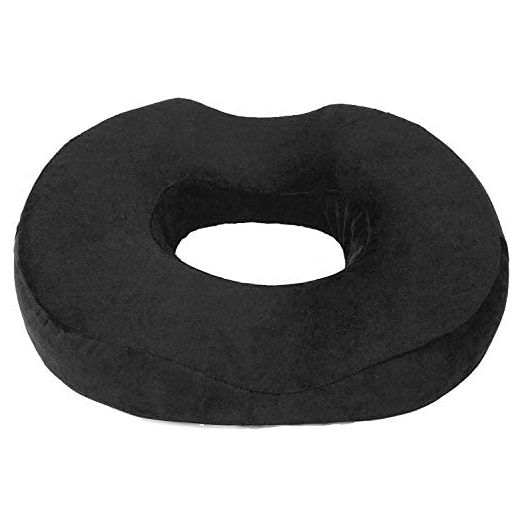 Donut Pillow Seat Cushion Orthopedic Design| Tailbone & Coccyx Memory Foam Pillow | Pain Relief for Hemorrhoid, Pregnancy Post Natal, Surgery, Sciatica and Relieves Tailbone Pressure by Pillow Palace.