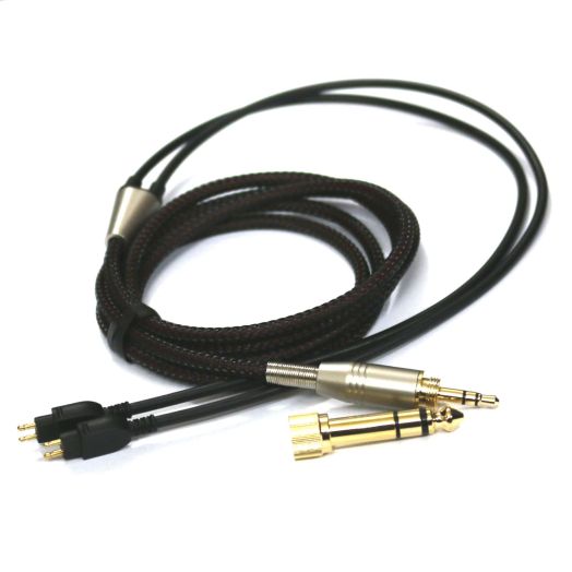 NewFantasia Replacement Audio upgrade Cable for Sennheiser HD650, HD600, HD580, HD660S, Massdrop HD6XX headphones 1.2meters/4feet