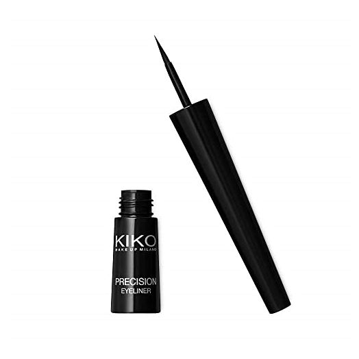 KIKO MILANO - Precision Eyeliner | Easy to Use Liquid Eyeliner with Fine Brush Applicator | Long Lasting Eyeliner Black | Cruelty Free Makeup | Made in Italy