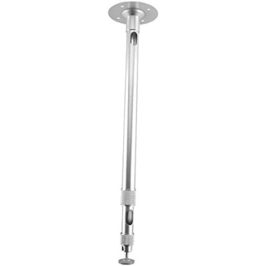 Ivosmart B120 Universal Projector Ceiling Mount Bracket 26.4IN-47.2IN Adjustable Extension Up to 44 lbs(Silver)