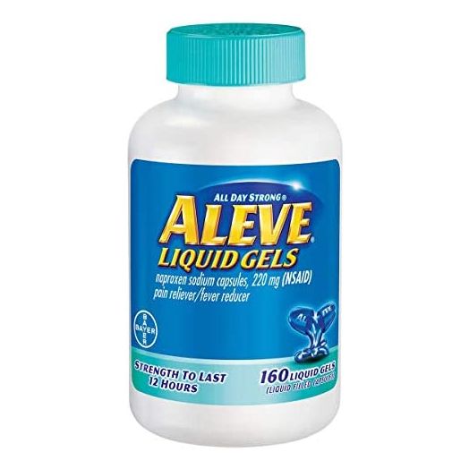 Aleve 220mg Liquid Gel Capsules - 160 ct.