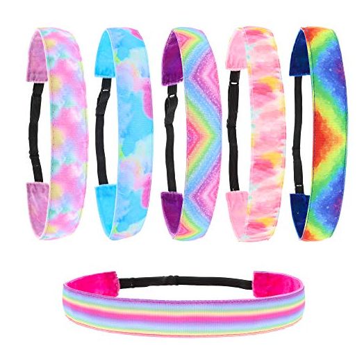 FROG SAC 6 Tie Dye Elastic Headbands