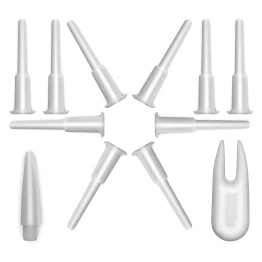 SKOLOO Exercise Ball Plug Replacement kit, Yoga Ball Fitness Exercise Ball Air Stopper Plug Pin Adapter Kit, 12Pieces