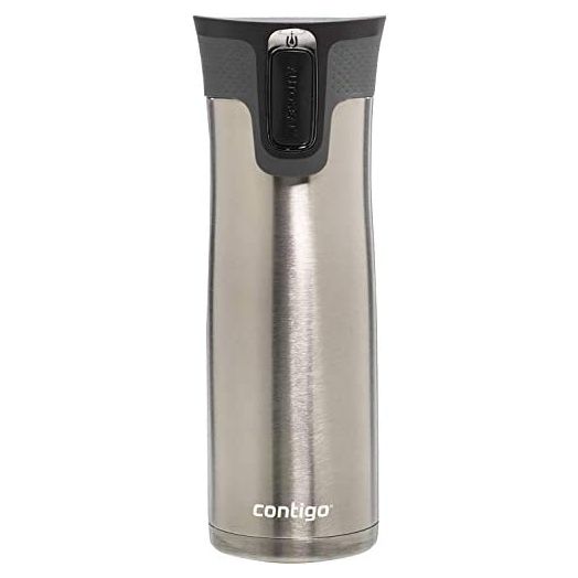 Contigo Autoseal West Loop - Vacuum Insulated Stainless Steel Thermal Coffee Travel Mug - Keeps Drinks Hot or Cold for Hours - Autoseal Prevents Spills and Leaks - BPA-Free - 24 Ounces