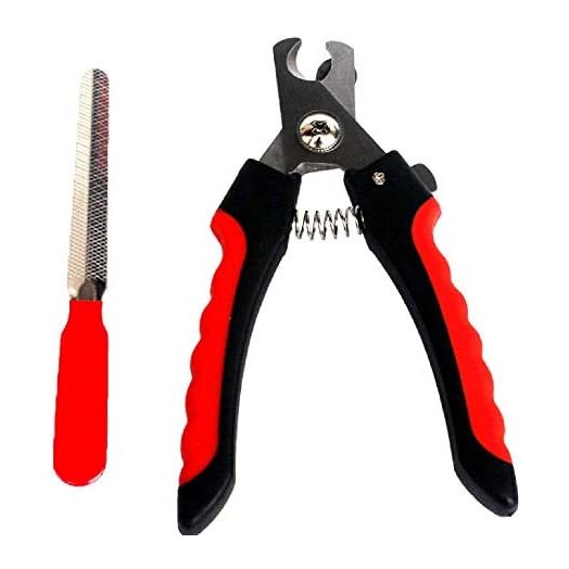 JISTL Dog Nail Clippers and Trimmer with Safety Guard to Avoid Over-Cutting Professional Pet Nail Clipper Quick Sensor for Dogs or Cats