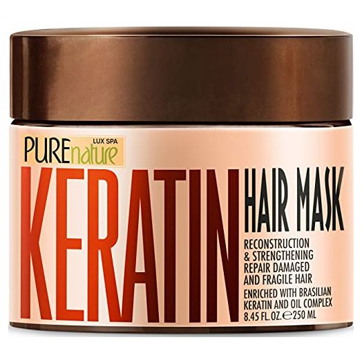 Keratin Hair Mask, Hydrating and Moisturizing Treatment