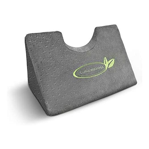 Lumia Wellness Cervical Traction Wedge Pillow - Neck and Shoulder Relaxer, Cervical Spinal Correction, TMJ Pain Relief, Chiropractic Stretcher