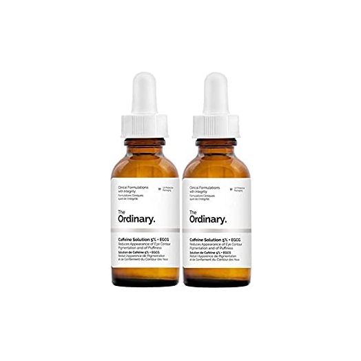 [2 Pack] The Ordinary Caffeine Solution 5% + EGCG (30ml): Reduces Appearance of Eye Contour Pigmentation and Puffiness