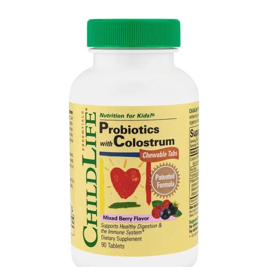 ChildLife Essentials Probiotics plus Colostrum - 90 Tablets