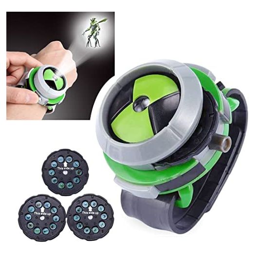Grostmend Ben 10 Watch Toys Ben 10 Omnitrix Watch for Kids Ben Ten Ultimate Alien Projector Watch Games Action Figure Birthday Gifts