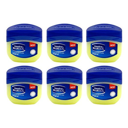 Vaseline BlueSeal Pure Petroleum Jelly 1.7oz (50ml) Jar (Pack of 6)