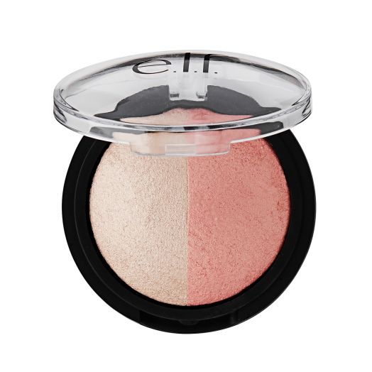 e.l.f. Cosmetics Baked Highlighter & Blush, Rose Gold