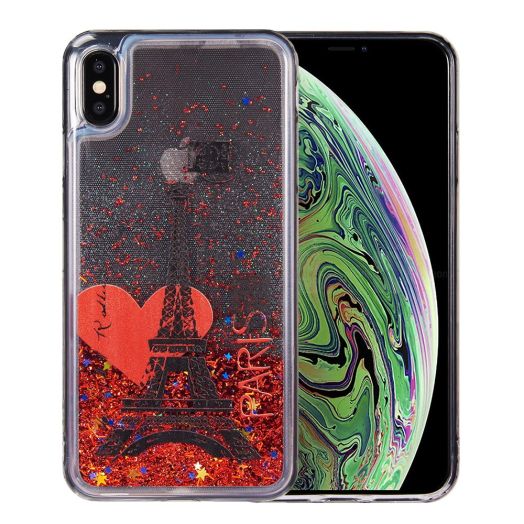 Beautiful Liquid Glitter Waterfall Cellphone Case for iPhone Xs Max