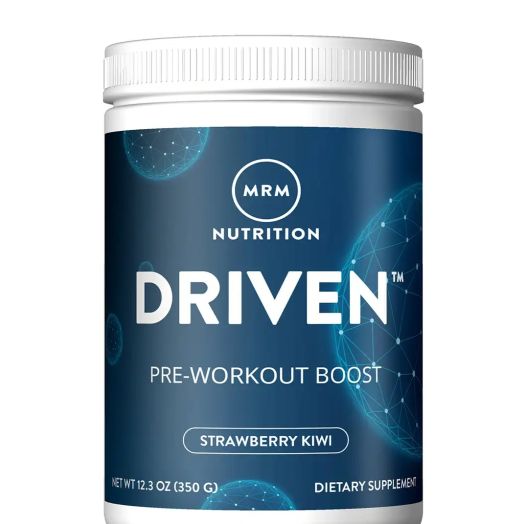 MRM Nutrition Driven Pre-Workout Boost, Strawberry-Kiwi Flavor - 12.3 oz (350 Grams)
