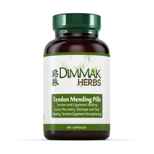 Tendon Mending Pills Tendon and Ligament Regeneration and Repair by Dimmak Herbs - 400 Milligrams, 100 Capsules