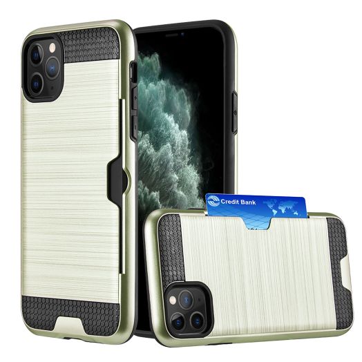 Card Holder Wallet Case Back Cover for Apple iPhone 11 Pro Max