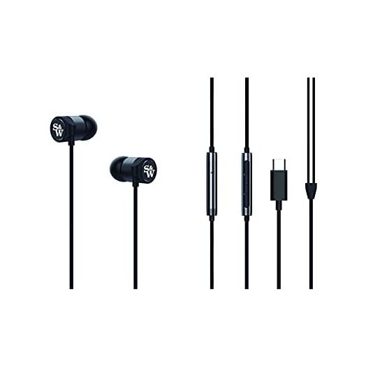 Strauss & Wagner Audio EM8C Wired Earbuds with USB-C Connection