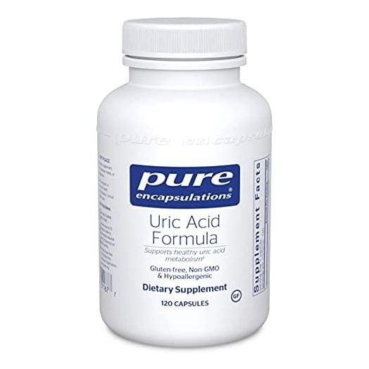 Pure Encapsulations - Uric Acid Formula - Hypoallergenic Supplement with Vitamins and Herbal Extracts to Support Healthy Uric Acid Metabolism - 120 Capsules