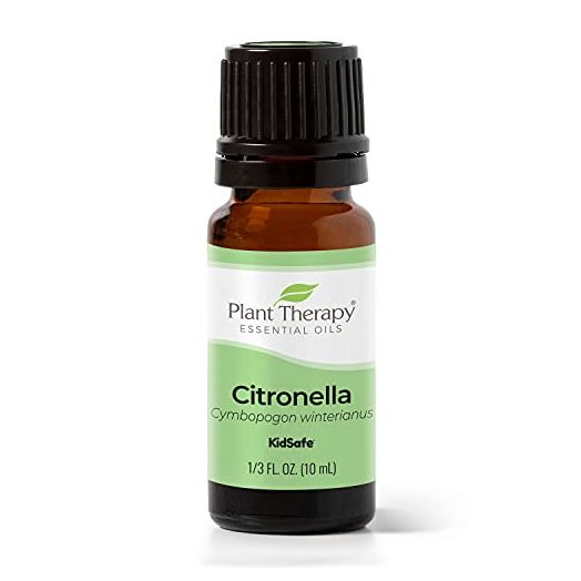 Plant Therapy Citronella Essential Oil 10 mL (1/3 oz) 100% Pure, Undiluted, Therapeutic Grade