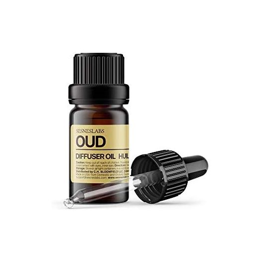 Oud Diffuser Oil, Niche Scent, Luxury Chinese Pepper, Rosewood, Cardamom, Vetiver, Oud, Tonka Bean, Musk Essential Oils Blend for Ultrasonic Diffuser Scent Projects(.33 oz/10 ml)