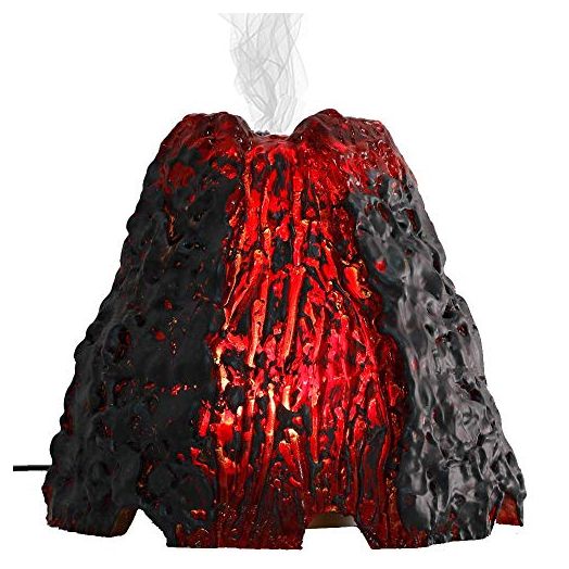 CALOVER Volcano Ultrasonic Essential Oil Diffuser with Light