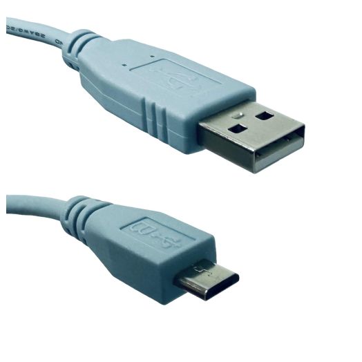 Cisco Console Cable | USB Type A to USB Micro-B 6 ft (1.8 Meters) | CAB-USB-UB= | USB 2.0