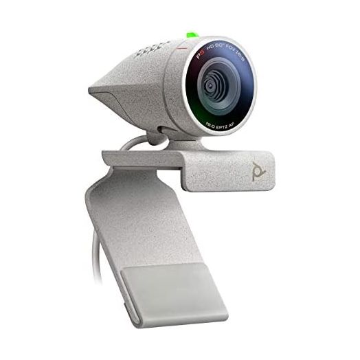 Poly Studio P5 Professional Webcam (Plantronics) - 1080p HD Laptop Camera for Video Conference & Distance Learning - Monitor & Tripod Mount - Privacy Shutter-Works w/Teams (Certified), Zoom(Certified)