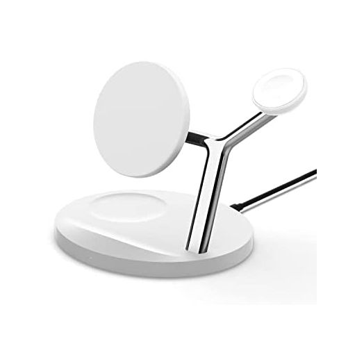 ZECHIN 5-in-1 Wireless Charger with [Apple MFi Certification], Apple Charging Station for iPhone 11/12/13,Pro,Pro Max,Mini, Apple Watch, AirPods2/Pro, Wireless Charging Station Support Fast Charging