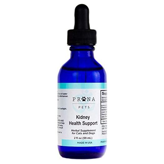 Kidney Health Support by Prana Pets Naturally Promotes Healthy Kidney Function in Dogs and Cats | Herbal Formula Helps Reduce Inflammation and Symptoms of Kidney Disfunction