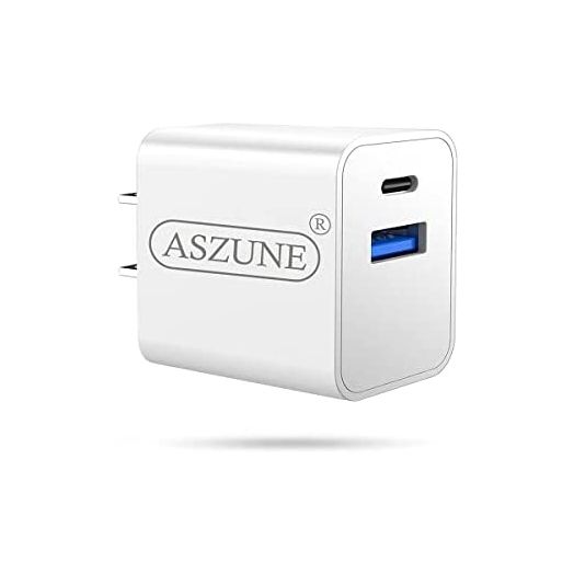 USB C Wall Charger Block,iPhone Charger Box,20W PD Plug Charging Cube,Dual Port Power Adapter Compatible with Apple Watch Series 8 7 6 5 4 3 2 Se iwatch iPhone 14 13 12 11 Pro Max SE XS XR X 8 6S Plus