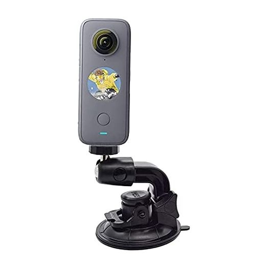 VGSION Car Mount Suction Cup Dashboard Camera Holder Compatible with Insta360 One X2, One RS, ONE R, Dash Camera, Portable Camera