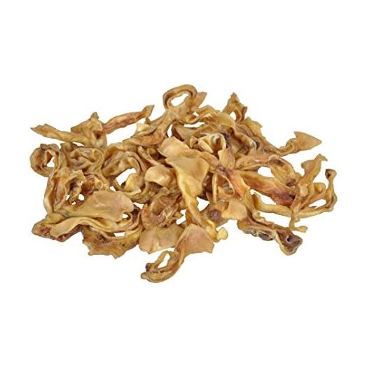 Downtown Pet Supply Pig Ears Strips - Dog Treats Small Dogs - Dog Dental Treats & Rawhide-Free Dog Chews - Promotes Healthy Coat & Skin Care - Rich in Protein, Vitamins & Minerals -