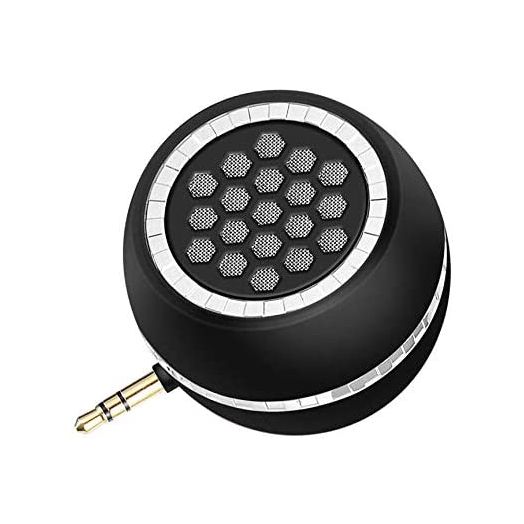 Mini Portable Speaker, 3W Mobile Phone Speaker Line-in Speaker with Clear Bass 3.5mm AUX Audio Interface, Plug and Play for iPhone, iPad, iPod, Tablet, Smartphone