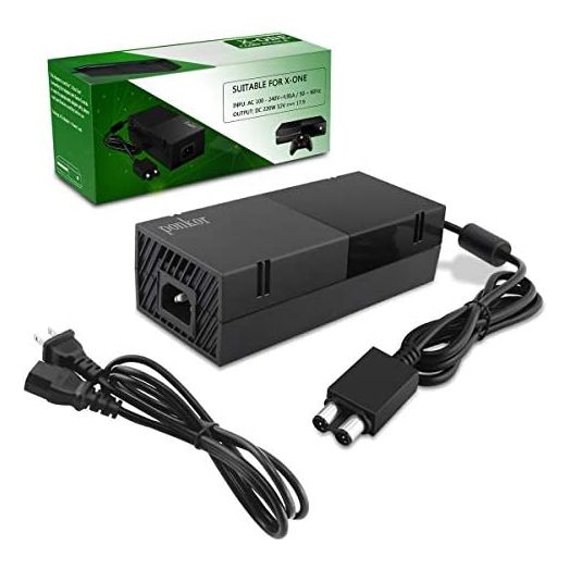 Ponkor Power Supply for Xbox One, Replacement Power Brick Adapter 100-240V Voltage AC Cord Compatible with Xbox One