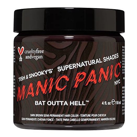 Manic Panic Natural Hair Dye Bat Outta Hell Dark Brown