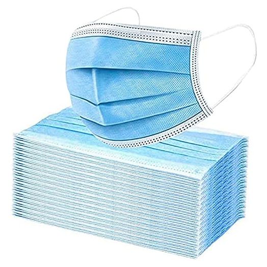 Premium Pack of 100 Children's Size Single Use Disposable Kids Face Mask, Boys and Girls, Soft on Skin, Bulk Pack 3-Ply Masks | Facial Cover with Elastic Earloops For Childcare, School
