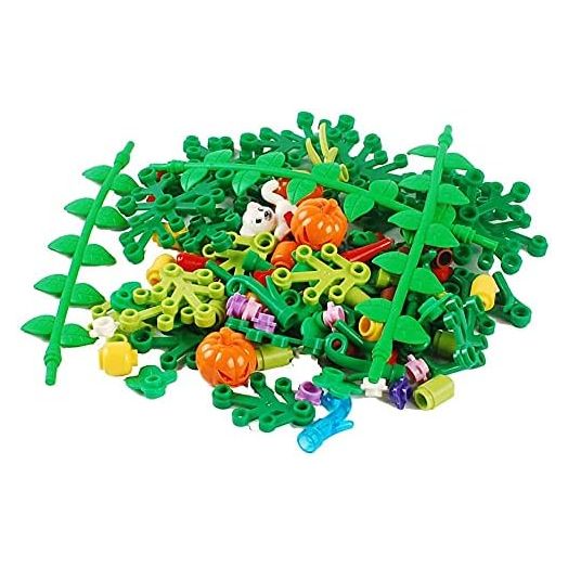 140pcs Garden Building Blocks Park Sencery Accessories Plant Set Building Bricks Kit DIY Building Set Compatible All Major Brands